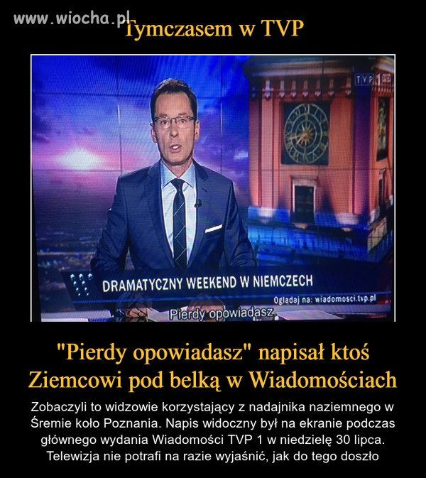 To teraz będzie dochodzenie