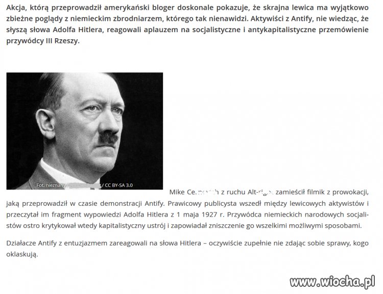 Skrajna lewica zachwycona słowami…