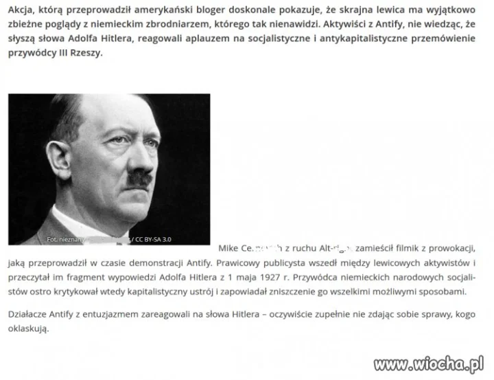 Skrajna lewica zachwycona słowami…