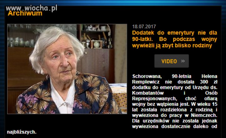 Bo nie była zbyt daleko