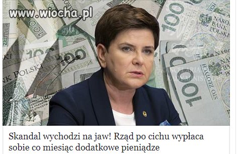Nie dało sie podnieść zarobków legalnie