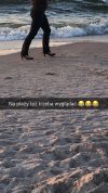 Na plaży w Łebie 