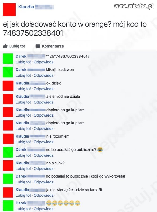 Klaudia?Co TY bierzesz?