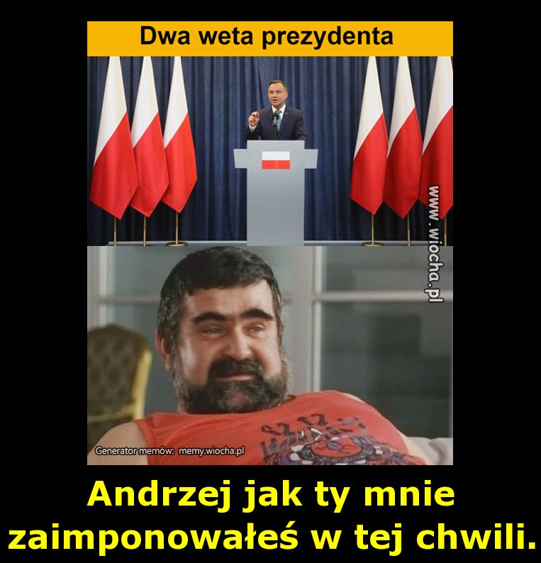 Andrzej jak ty mnie zaimponowałeś w tej chwili.