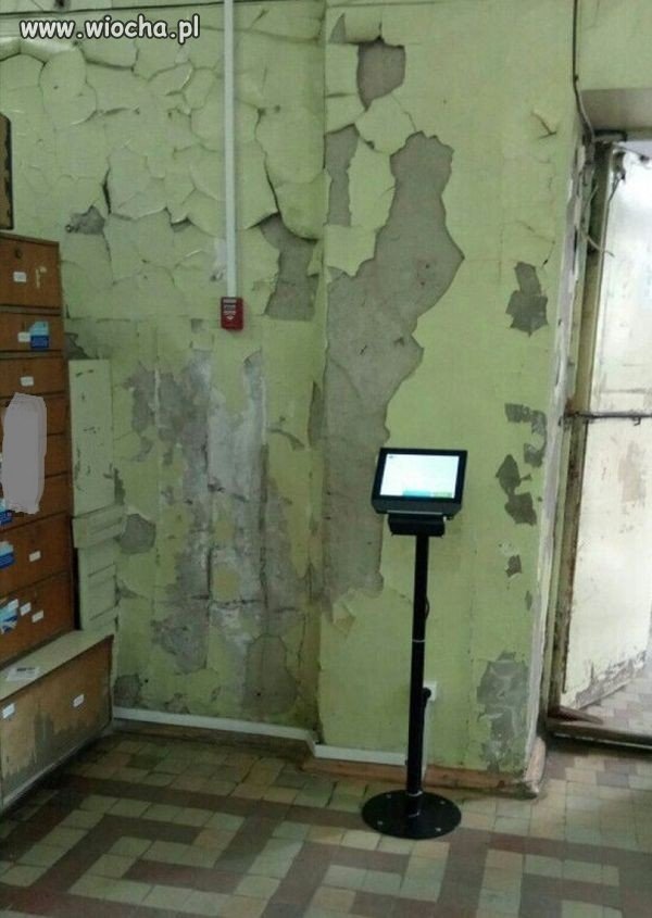 System elektronicznej kolejki na poczcie w Omsku