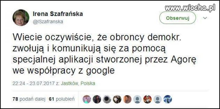 Znana PISowska działaczka odkryła !!!