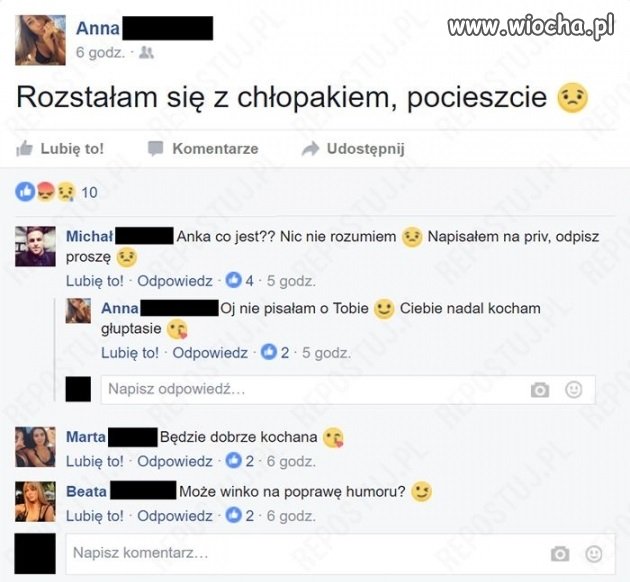 Rozstanie z chłopakiem