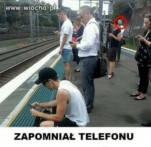 Zapomniał.