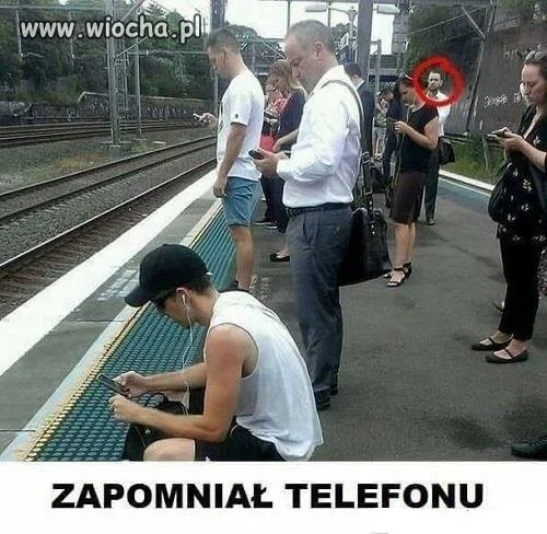Zapomniał.