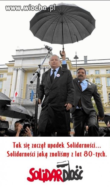 Upadek solidarności jeszcze jak była ta S
