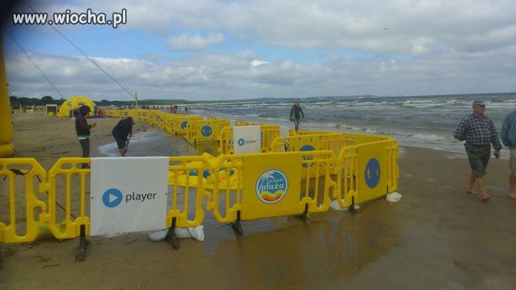 Plaża w Świnoujściu zamknięta 