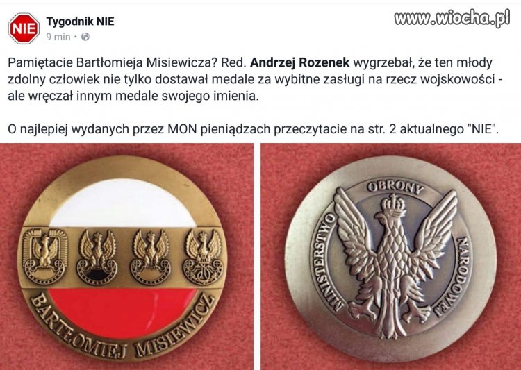 Komu medal, komu?