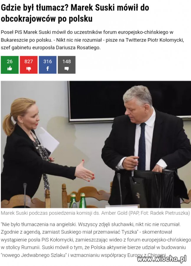 Suski znowu wymiata.