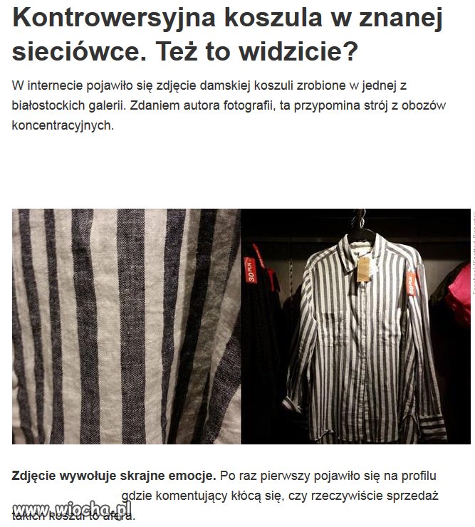 Jeszcze czapki do tego i spodnie powinni sprzedawać