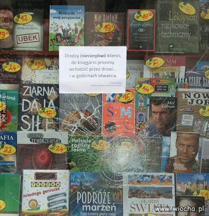 Jakiś bibliofil nie mógł się doczekać