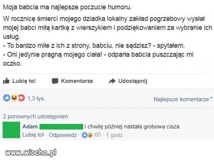 Dziwna akcja z babcią