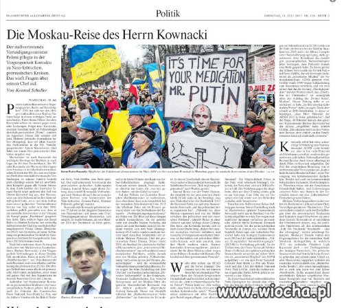 Potwierdził swą współpracę z prorosyjską, 
