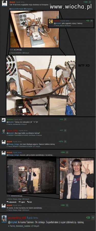 Superbohater z taśmą
