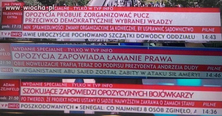 A w tvp bez zmian.
