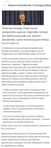 Wiedziałem, że to ściema