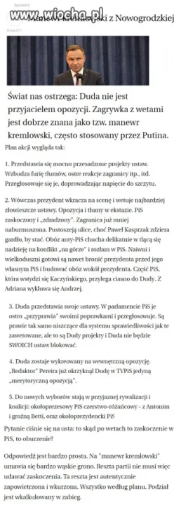 Wiedziałem, że to ściema