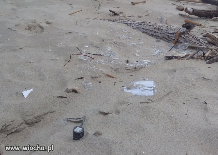 Można wychlać na plaży