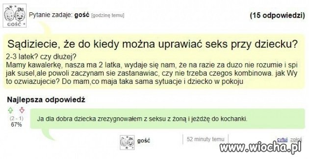Wszystko dla dobra dziecka