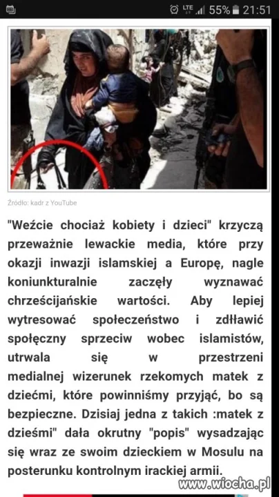"Przyjmijmy chociaż matki z dziecmi"