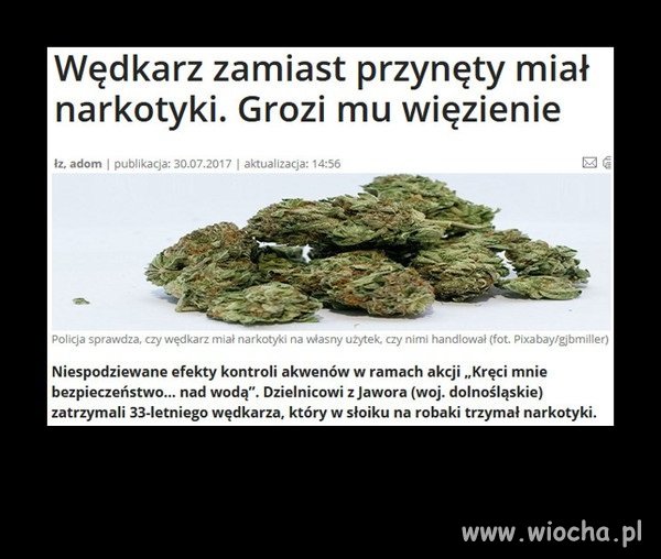 Narkotyki nie były jego...