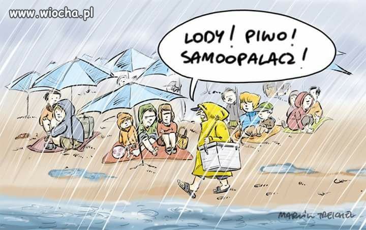 Tymczasem nad polskim morzem