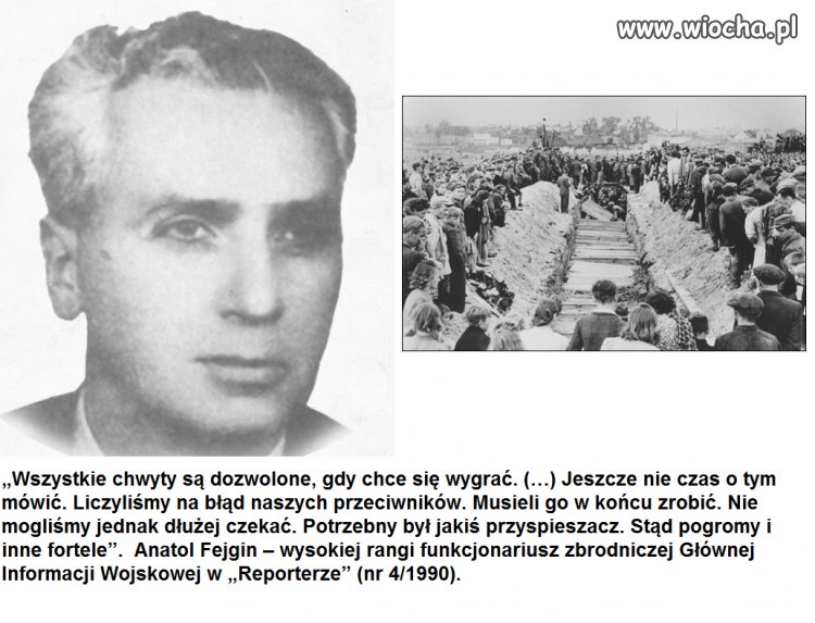 O pogromie kieleckim, czyli Anatol Fejgin zdradza,