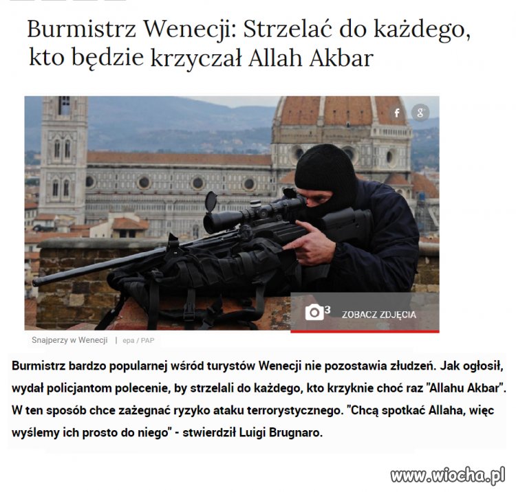 Brawo Wenecja.