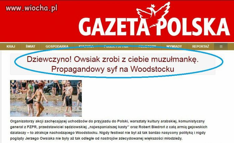 A w szmatławcu tak