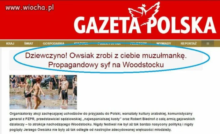 A w szmatławcu tak