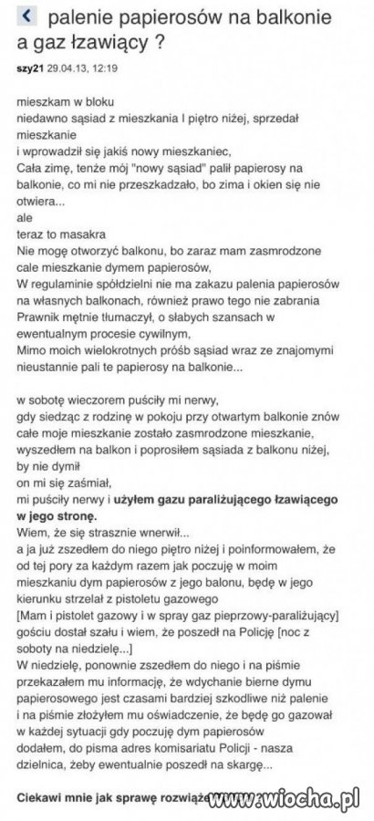 Przyszedł czas na drastyczne środki