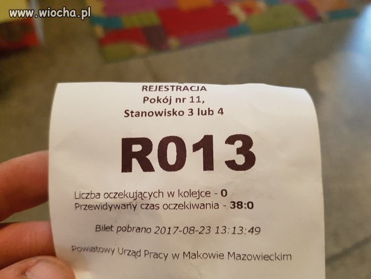 Fala upałów i liczba osób w kolejce 0 czas 40min