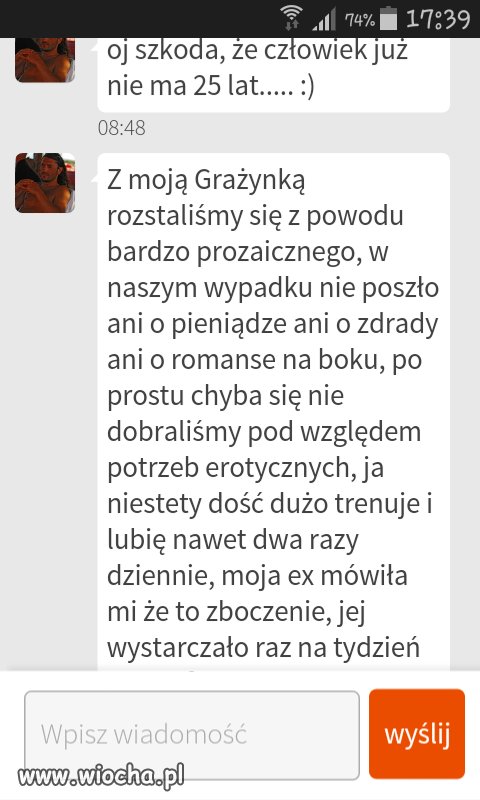 Gdy  Twoja  Grażyna już nie daje rady pod pierzyną