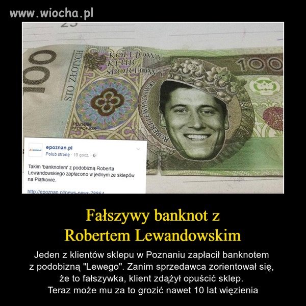 Ale chociaż pamiątkę będzie miał