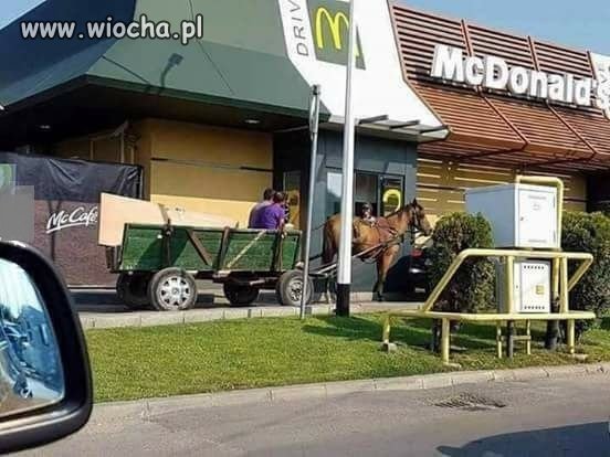 W końcu to  McDrive