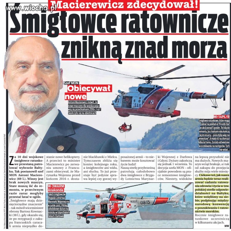 A ja sie pytam gdzie obiecywane Black hawki ?