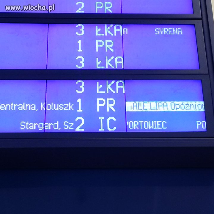 PKP i opóźnienia