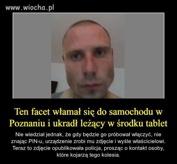 Sam się załatwił...