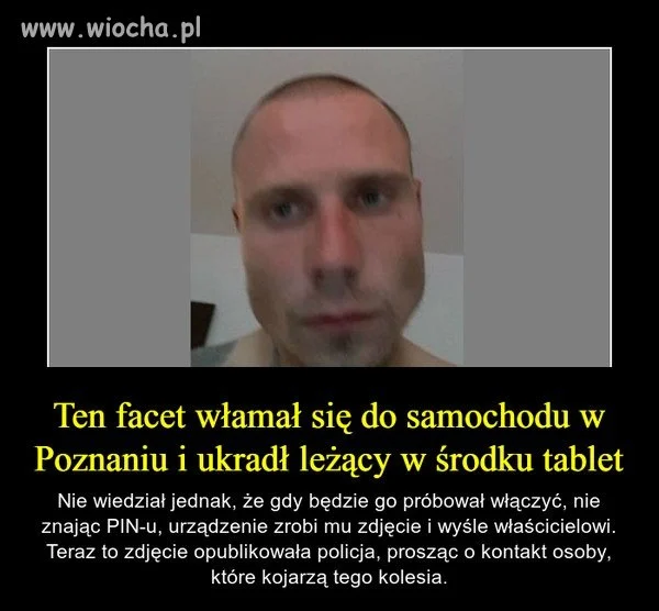 Sam się załatwił...