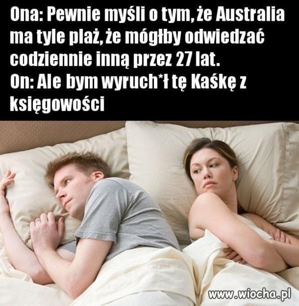 Ciekawe, o czym myśli...