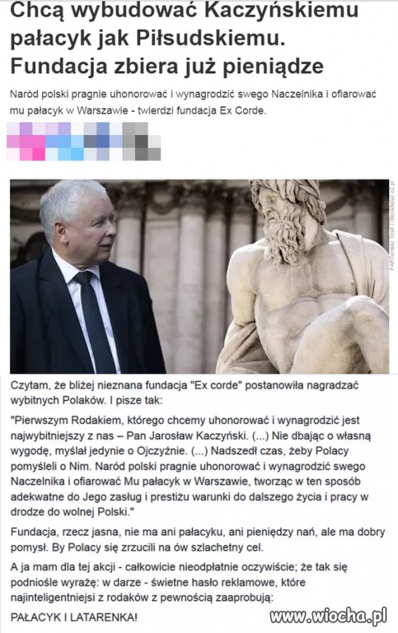 Dołożę się i niech zbudują wielki jakiś sru..tower