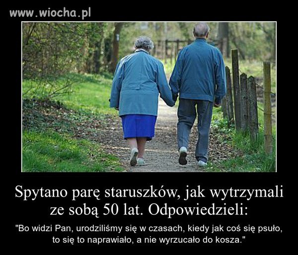  Szkoda, że takie podejście jak niegdyś było