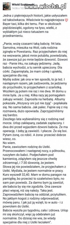 Piękna historia..