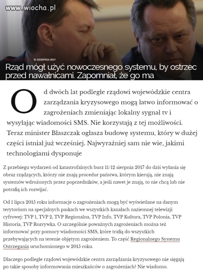 Potwierdza to akcja z Chorzowa a po za tym jak to