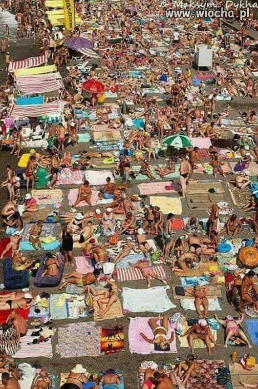 Tak kiedyś wyglądała Polska plaża...