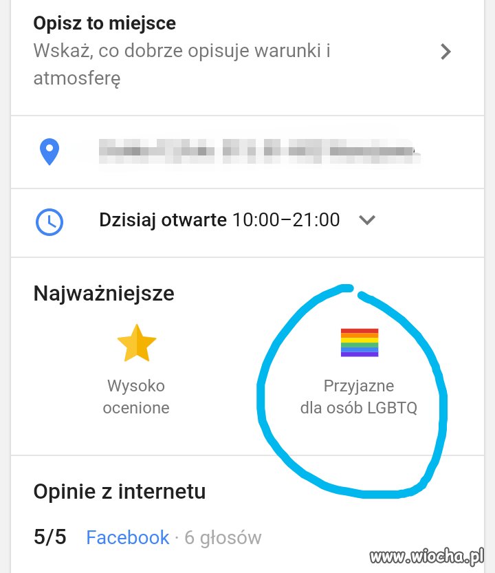 Tymczasem w google nowy znacznik